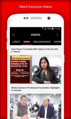 Indian Express android App screenshot 1