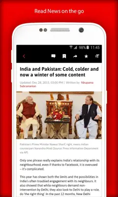 Indian Express android App screenshot 2